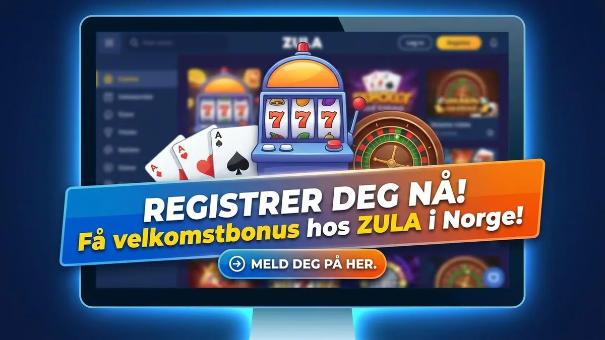 Registrering med bonus hos Zula